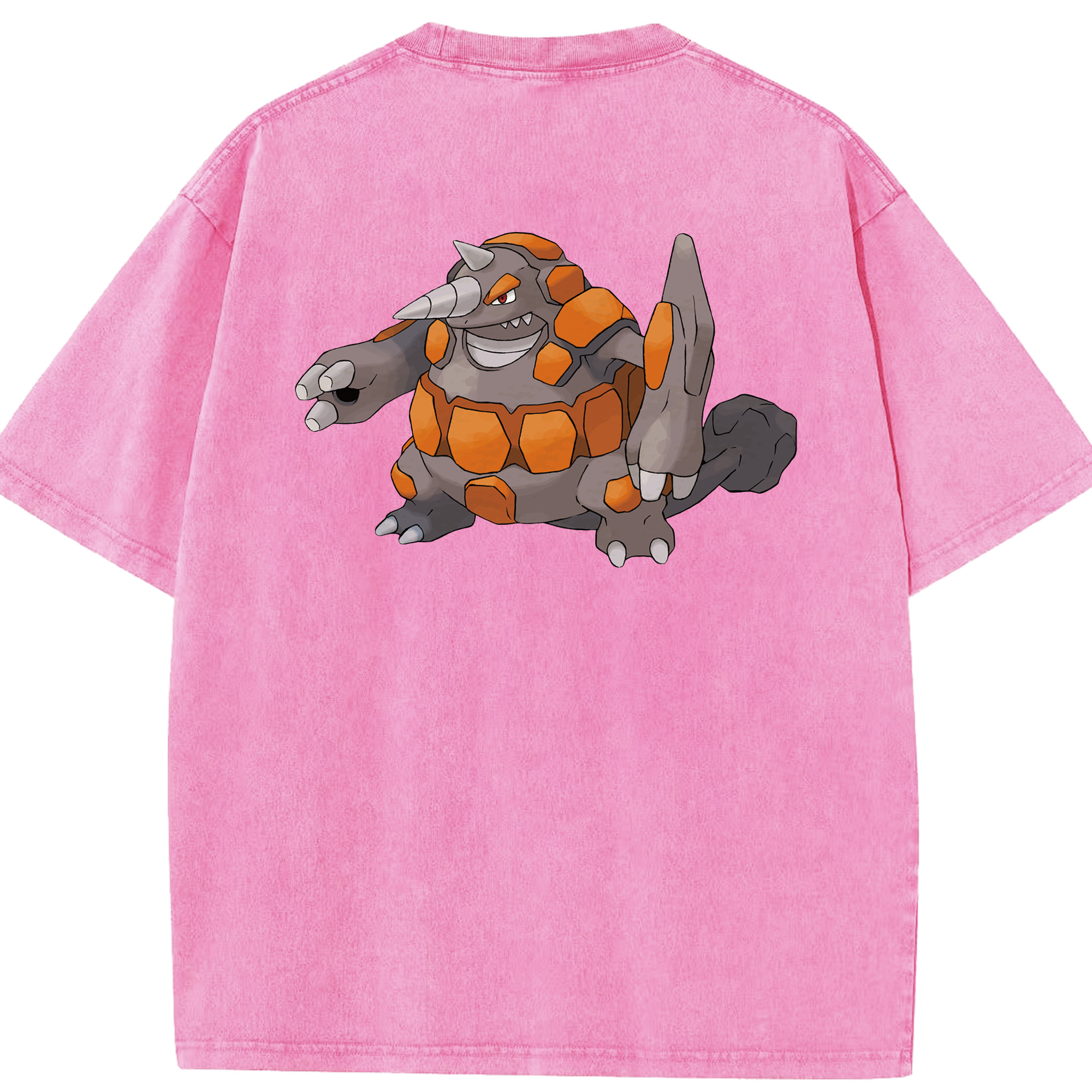 （画像用） ポケットモンスター Pokémon 綿100% ヴィンテージ風 半袖Tシャツ（背面プリント）